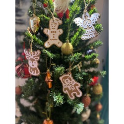 Yılbaşı Ağacı Süsü Ginger 4'lü