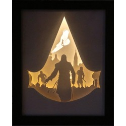Assassin's Creed 3D Gölge Kutusu | Light Box | Gece Lambası