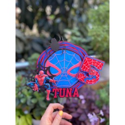 Spiderman Temalı Cake Topper (Pasta Dekoru)