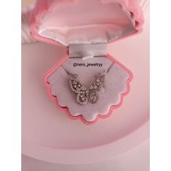 Diamond Butterfly Kolye (Silver)