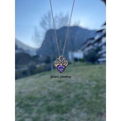 Rapunzel Heart Crown Kolye (Gold)