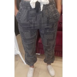 DESENLİ RAHAT PANTALON 