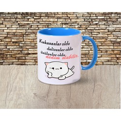 Üzülenler oldu dedim olabilir Kupa bardak