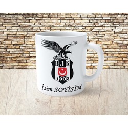 Kişiye Özel Beşiktaş Porselen Kupa