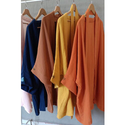 PELİN MÜSLİN KAFTAN (DİZ ÜSTÜ)