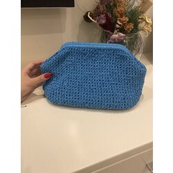 Mavi Clutch El Çantası