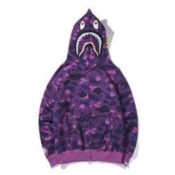 Bape Shark Purple Hoodie