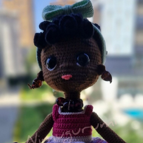 Amigurumi Afro Bebek
