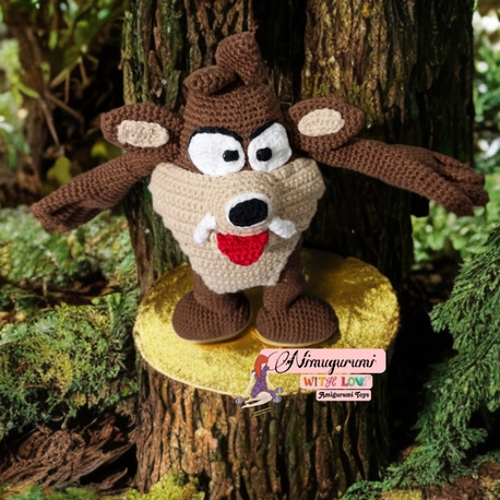 Amigurumi Tazmanya Canavarı