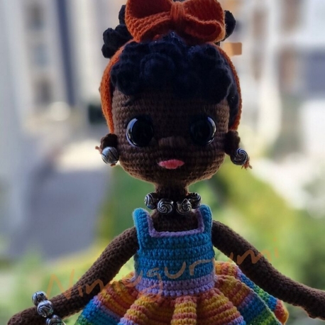 Amigurumi Afro Bebek