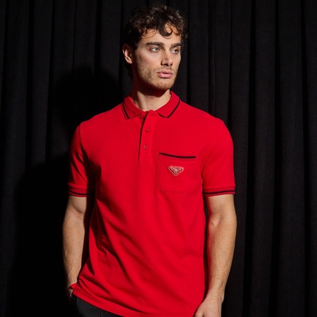 Prada Yakalı T-Shirt