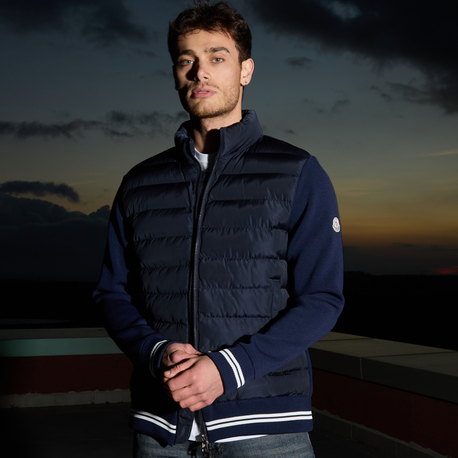 Moncler Çelik örme detaylı mont