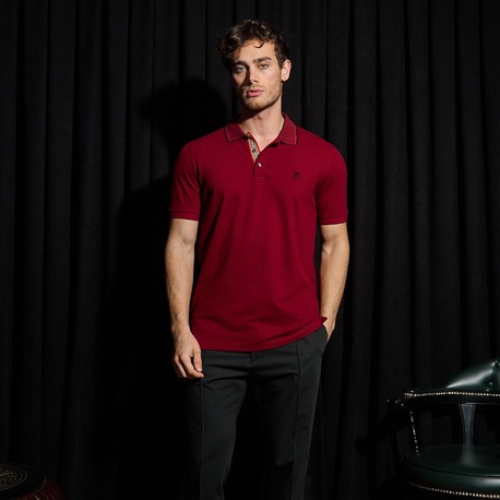 Burberry Yakalı T-Shirt