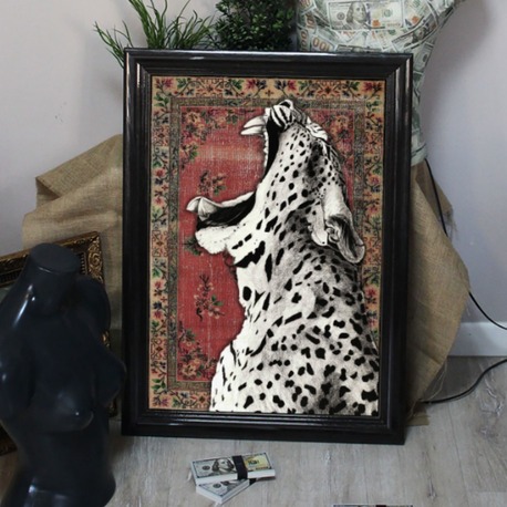 İran Halısı - Leopar Tasarım