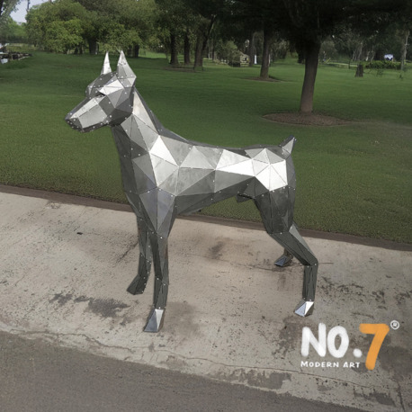 XXL Doberman Metal Art