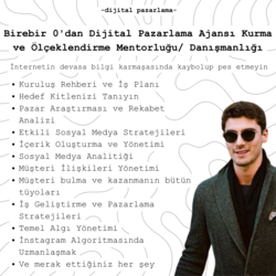 0'dan 5 Adımda Dijital Pazarlama Ajansı Kurma Mentorluğu/ Danışmanlığı