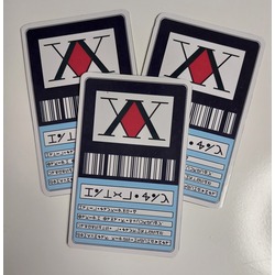 HxH Avcı Lisansı Kart Kaplaması 