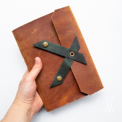 Petek Deri Defter  A5 (3 ortalı)