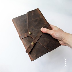 Cevher A5 Deri Defter (6 Ortalı)