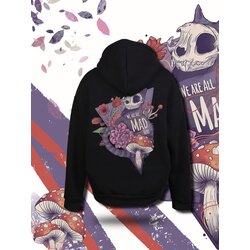 NOIST Siyah Tasarım Sweatshirt (NecroPaw)