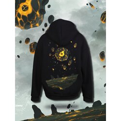 NOIST Siyah Tasarım Sweatshirt (Rise)