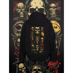 NOIST Siyah Tasarım Sweatshirt (Dark Motive)