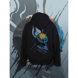 NOIST Siyah Tasarım Sweatshirt (Bheudh)