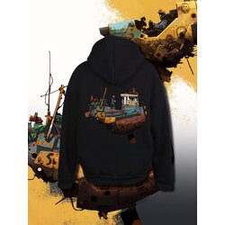NOIST Siyah Tasarım Sweatshirt (Khorshid Peymâ)