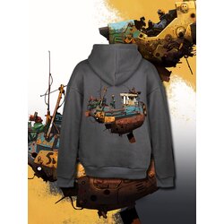 NOIST Antrasit Tasarım Sweatshirt (Khorshid Peymâ)
