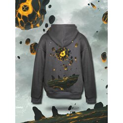 NOIST Antrasit Tasarım Sweatshirt (Rize)