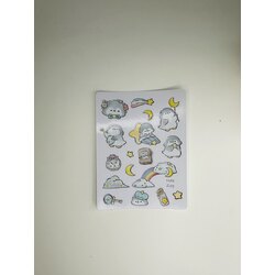 Note Zog Kawaii Penguen Sticker