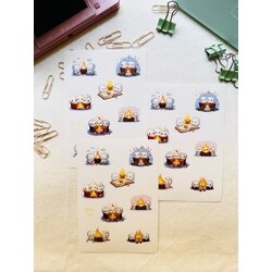 Marshmallow Sticker