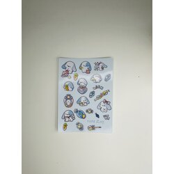 Note Zog Kawaii Tavşan Sticker