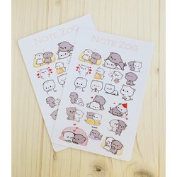 Note Zog Arkadaş Kawaii Sticker 