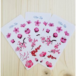 Note Zog Japon Kiraz Çiçekleri Sticker