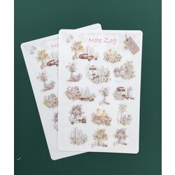 Note Zog Şeffaf Kır 2 Sticker