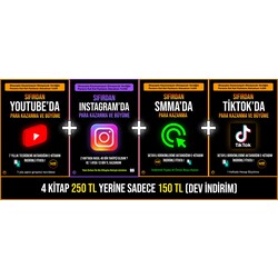 4 Adet Para Kazanma E-Kitabı Tek Pakette (Dev İndirimli)