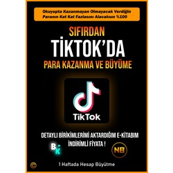 Sıfırdan Tiktok'da Para Kazanma Ve Büyüme E-Kitap