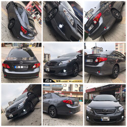 Toyota Corolla 2007-2010 Makyajsız Kasa (Ön-Yan-Arka) Body Kit Boyalı Veya Boyasız