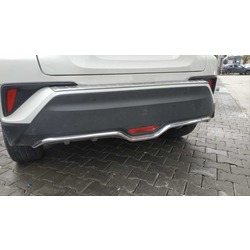 TOYOTA C-HR 2016-2019 IÇIN UYUMLU ARKA TAMPON ALT ÇITASI NIKELAJ