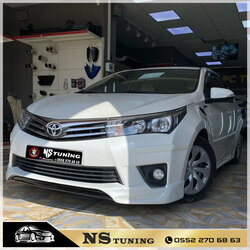 Toyota Corolla (2013-2016) Makyajsız Kasa Ön Tampon Eki (Boyalı Veya Boyasız)