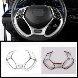 TOYOTA C-HR 2016-2019 IÇIN UYUMLU DIREKSIYON KAPLAMA SILVER