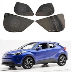TOYOTA C-HR 2016-2019 IÇIN UYUMLU HOPARLÖR KAPLAMA TITANYUM SIYAH
