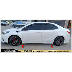 Toyota Corolla (2013-2018) Yan Marşpiyel (Boyalı Veya Boyasız)