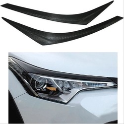 TOYOTA C-HR 2016-2019 IÇIN UYUMLU FAR KASI - PIANO BLACK (2 PARÇA)