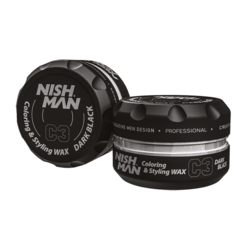 NISHMAN SAÇ BOYAYAN ŞEKİLLENDİRİCİ WAX 100 ML C3 SİYAH