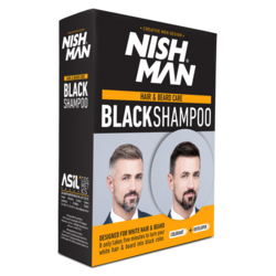 NISHMAN SAÇ SAKAL SİYAHLATAN BEYAZ KAPATICI SİYAH ŞAMPUAN 200 ml. + 200 ml. Set