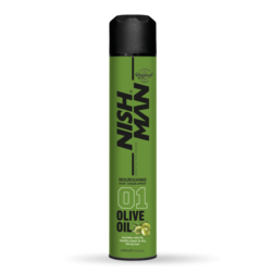 NİSHMAN SAÇ SPREYİ 01 OLİVE OİL (ZEYTİN YAĞI) - 400 ml.