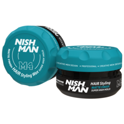 NISHMAN SAÇ ŞEKİLLENDİRİCİ ULTRA SERT MAT WAX No.M4 100 ML
