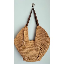 Çiçek detaylı Boho Çanta